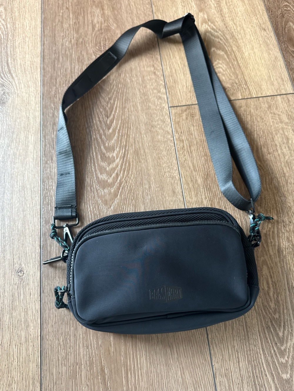 Bagsmart Softside REIKI Crossbody Bag - Black
